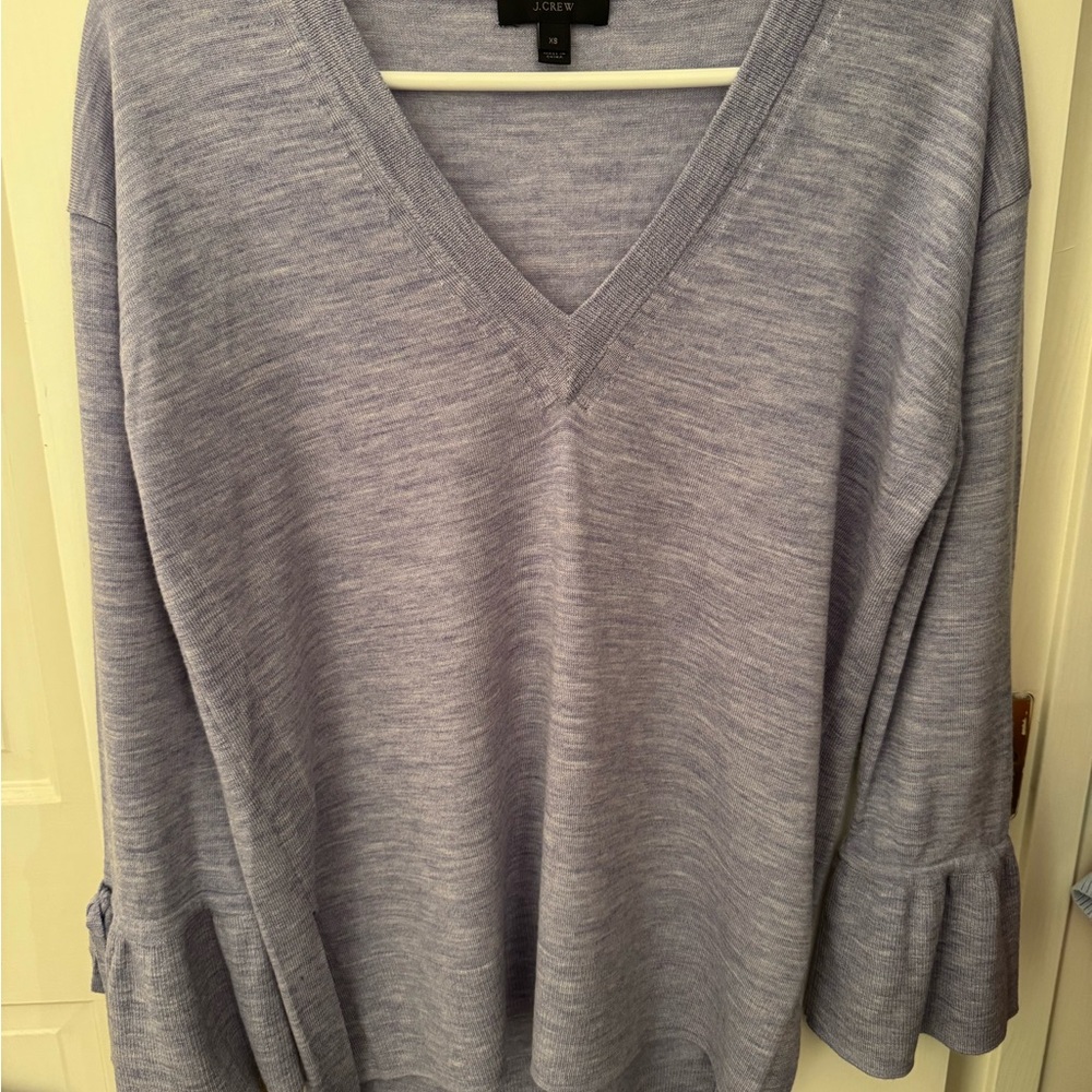 J. Crew Light Purple Merino Wool Knit